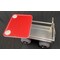 Kahuna Wagons Kahuna Wagons-RED King Starboard 20" x 24" Table top with Two Cup Holders CRT080-R - alternate 7